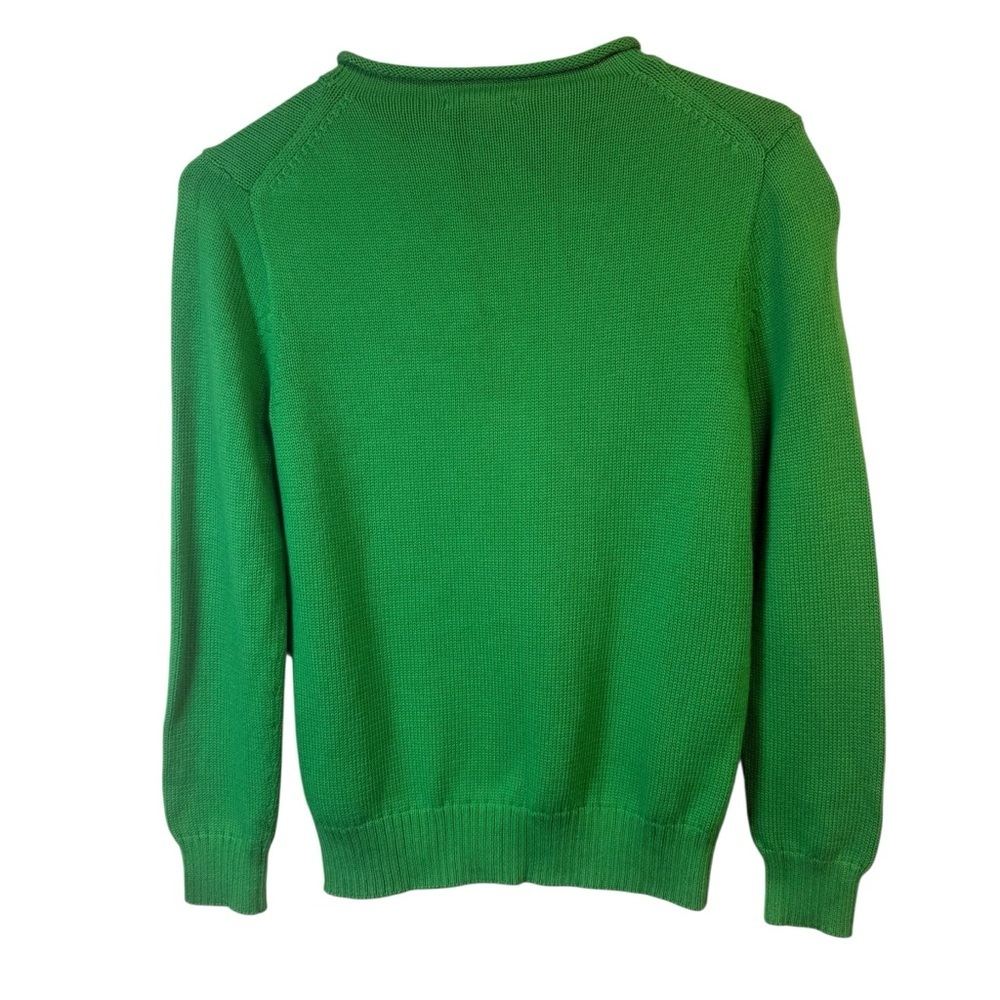 Crewcuts 100% Cotton Green Roll Neck Sweater Size 10-11 - Picture 2 of 7